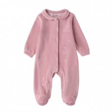 I DO φορμάκι βελουτέ βρεφικό 4.F191-2783 ροζ